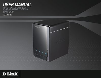 D-Link DNS-320 ShareCenter Pulse User Manual - cover page