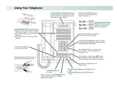 NEC N1850 Telephone User Manual - cover page