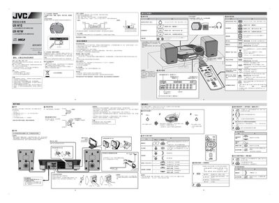 JVC UX-N1S/UX-N1W Hi-Fi System User Manual - cover page