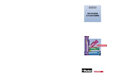 Origa Series 2000 and P120 Rodless Cylinders Product Leaflet - cover page