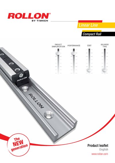 Rollon Compact Rail Product Leaflet - cover page