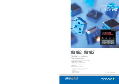 Yokogawa OX100 OX102 Oxygen Analyzer User Manual - cover page