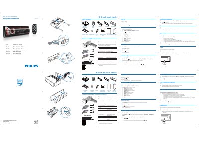 Philips CEM1100 Car Audio Quick Start Guide