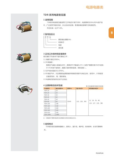 Chint NDKQ-100 Power Transformer Product Leaflet