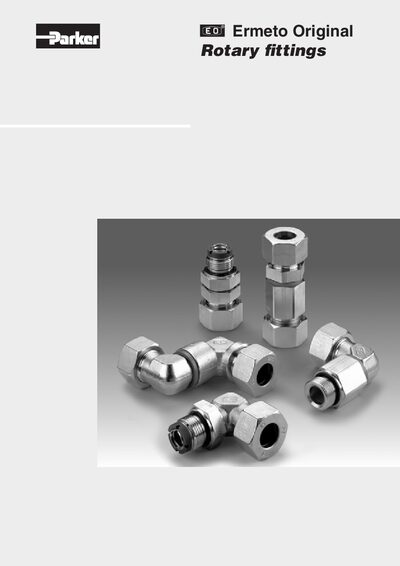Ermeto DG101‑DG108, DVGE‑DVWE Rotary Fittings Product Leaflet - cover page