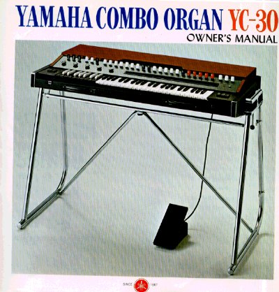 Yamaha YC-30 Combo Organ Owner's Manual - cover page