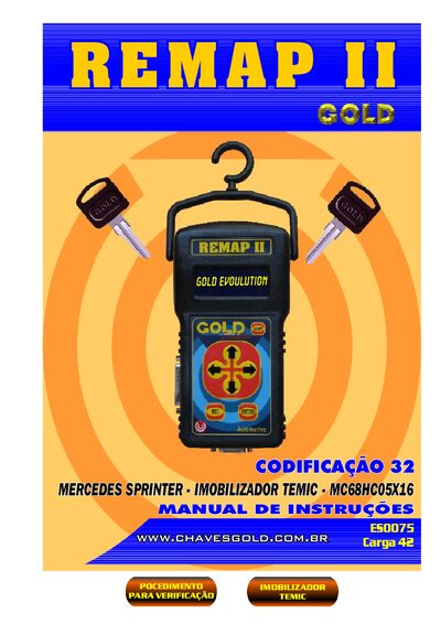 Mercedes Sprinter MC68HC05X16 Immobilizer Programming Manual - cover page