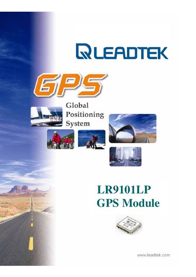 Leadtek LR9101LP GPS Module User Manual