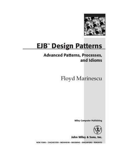 Wiley EJB Design Patterns Advanced Patterns, Processes, and Idioms - cover page