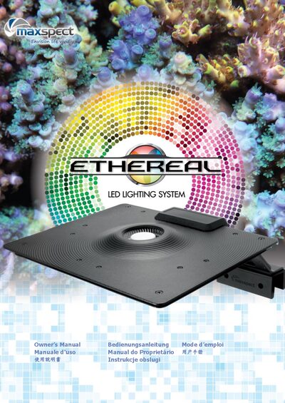 Maxspect Ethereal LED Module User Manual - cover page