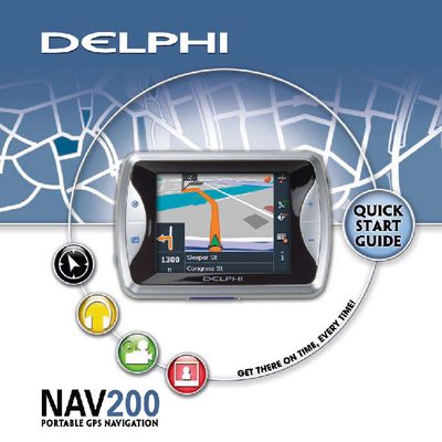 Delphi NAV200 Quick Start Guide - cover page