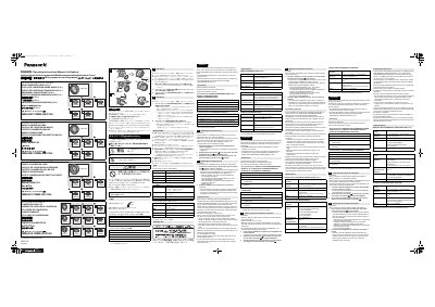 Panasonic DMW-GWC1/DMW-GWC1GU Manual - cover page