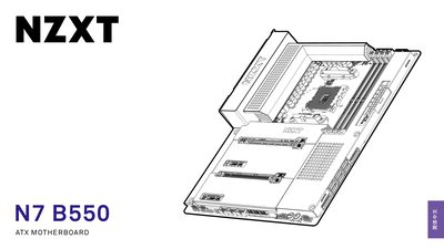 NZXT N7 B550 ATX Motherboard User Manual - cover page