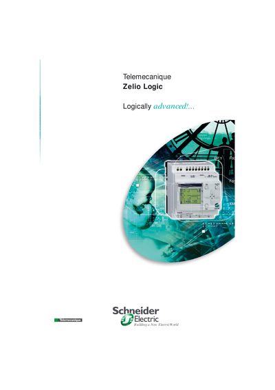 Schneider Electric Zelio Logic User Manual - cover page