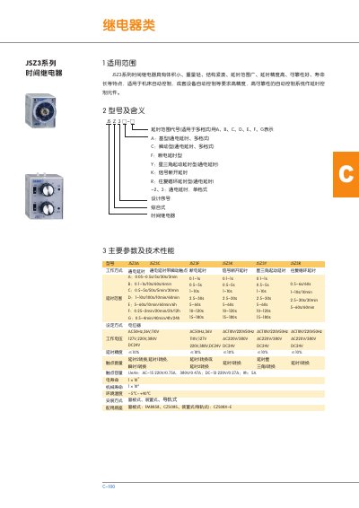 JSZ3 Series Time Relay User Manual - cover page