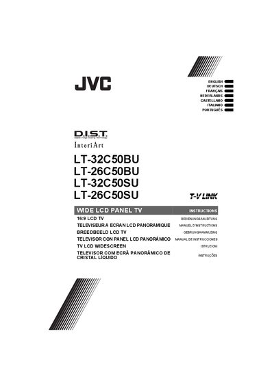 JVC LT-32C50BU / LT-26C50BU / LT-32C50SU / LT-26C50SU User Manual - cover page