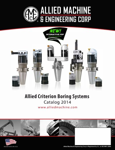 Allied Machine Boring Systems Catalog 2014 - cover page