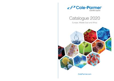 Cole-Parmer 2020 Catalogue - cover page