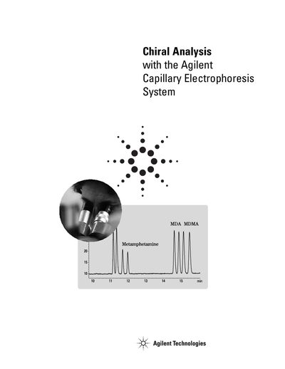 Agilent Capillary Electrophoresis System Chiral Analysis Application Note - cover page