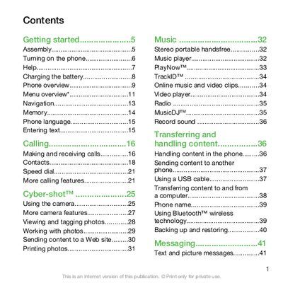 Sony Ericsson C901 User Manual - cover page