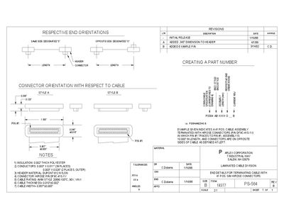 ARLEX CORPORATION 7 INDUSTRIAL WAY SALEM NH 03079 LAMINATED CABLE DIVISION P PS-564  - cover page