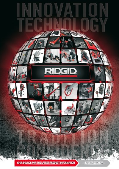 RIDGID Pipe Wrenches and Tools Catalog - cover page