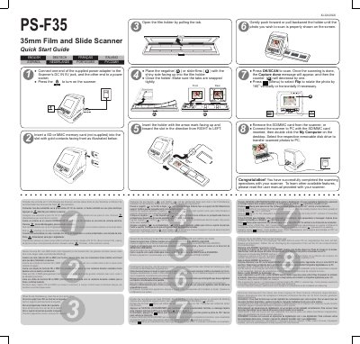 3Open PS-F35 Quick Start Guide - cover page