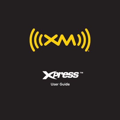 Audiovox XMCK-10AB XM Car Antenna User Guide - cover page
