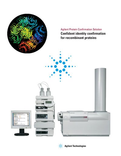 Agilent Protein Confirmation Solution Product Brochure - cover page