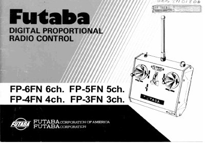 Futaba FP-6FN 6ch FP-5FN 5ch FP-4FN 4ch FP-3FN 3ch Manual