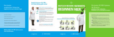 Agilent GC/MS Instrument Portfolio Brochure - cover page