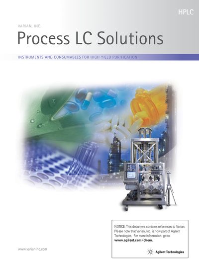 Varian SepTech Skid Systems Product Brochure - cover page