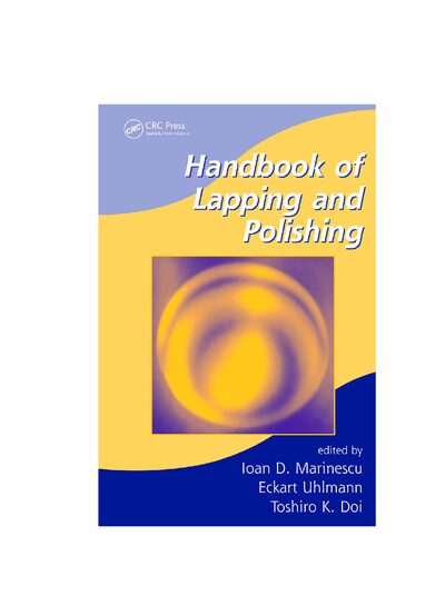 Handbook of Lapping and Polishing - cover page
