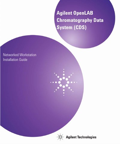 Agilent OpenLAB CDS Networked Workstation Installation Guide - cover page