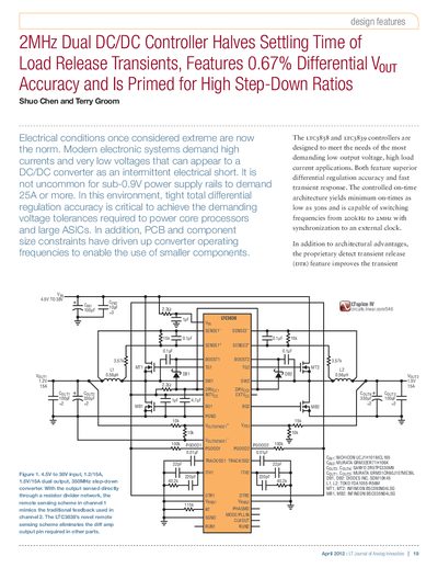 Linear Technology LTC3838 Dual DC/DC Controller Datasheet