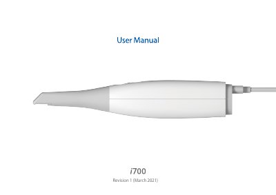 Medit i700 Intraoral Scanner User Manual - cover page