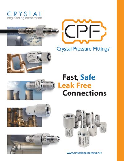Crystal Engineering CPF System Product Leaflet - cover page