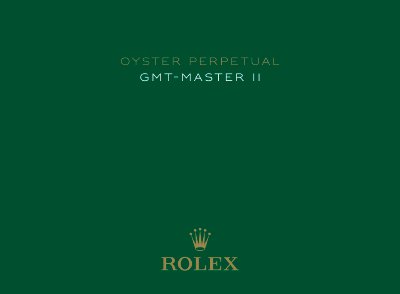 Rolex GMT-Master II User Manual