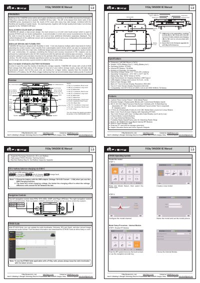 FrSky TANDEM XE Flight Controller User Manual - cover page