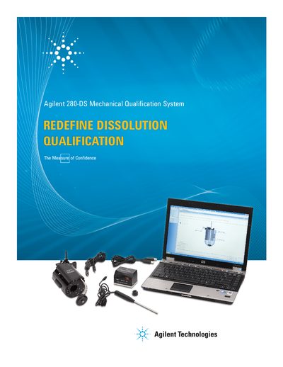 Agilent 280-DS Mechanical Qualification System Brochure - cover page