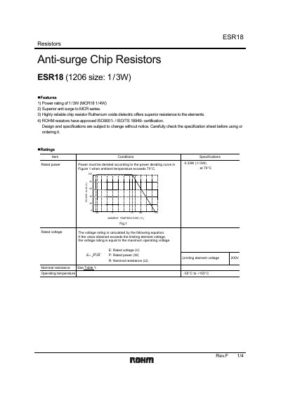 ROHM ESR18EZPJ Manual - cover page