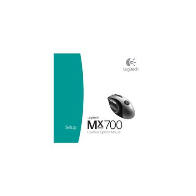 Logitech MX700 Cordless Optical Mouse User Manual - cover page