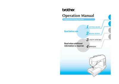 brother Product Code 885-V51 users guide(1) - cover page
