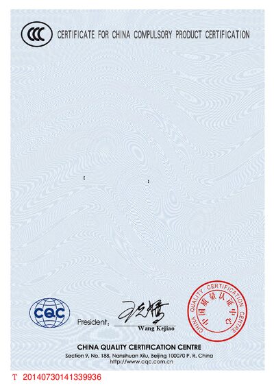 Delta Electronics MA-X600-Y-ZZZZZ Certificate of Conformity - cover page