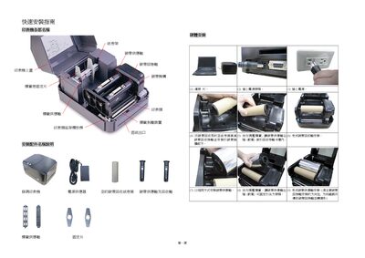 Barcode Printer Quick Installation Guide - cover page
