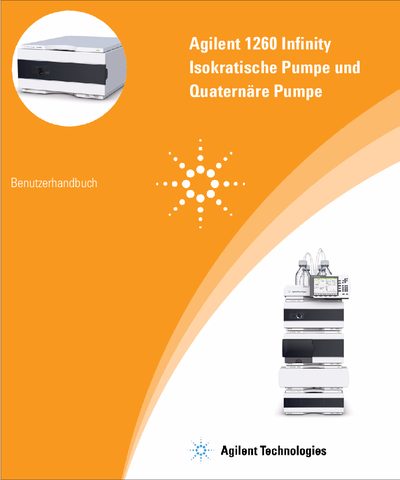 Agilent 1260 Infinity Isocratic and Quaternary Pump User Manual - cover page