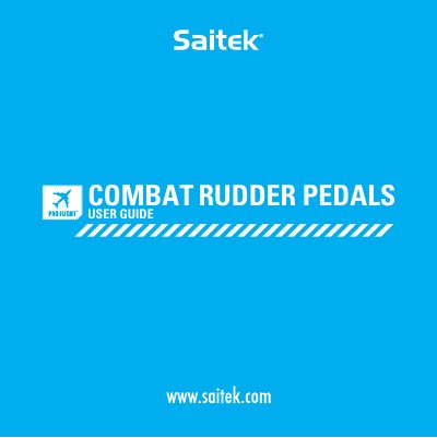 Saitek Combat Rudder Pedals X65F User Guide - cover page