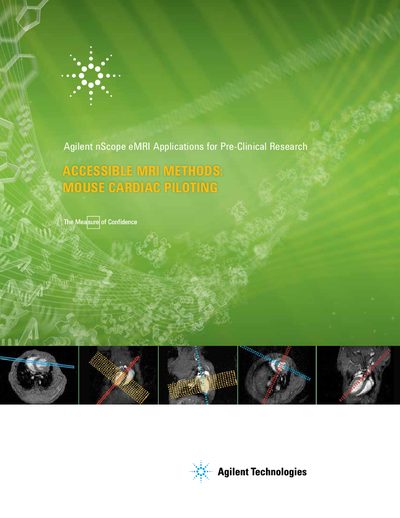 Agilent nScope eMRI Mouse Cardiac Piloting Guide - cover page