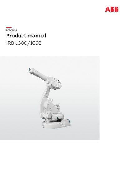 ABB IRB1600/1660 Service Manual - cover page