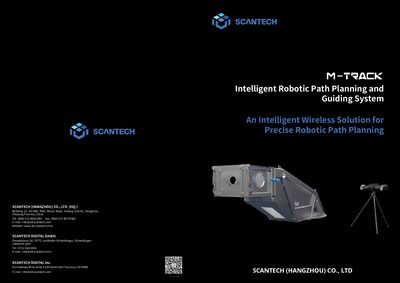 SCANTECH M-Track Intelligent Robotic Path Planning and Guiding System Product Leaflet - cover page